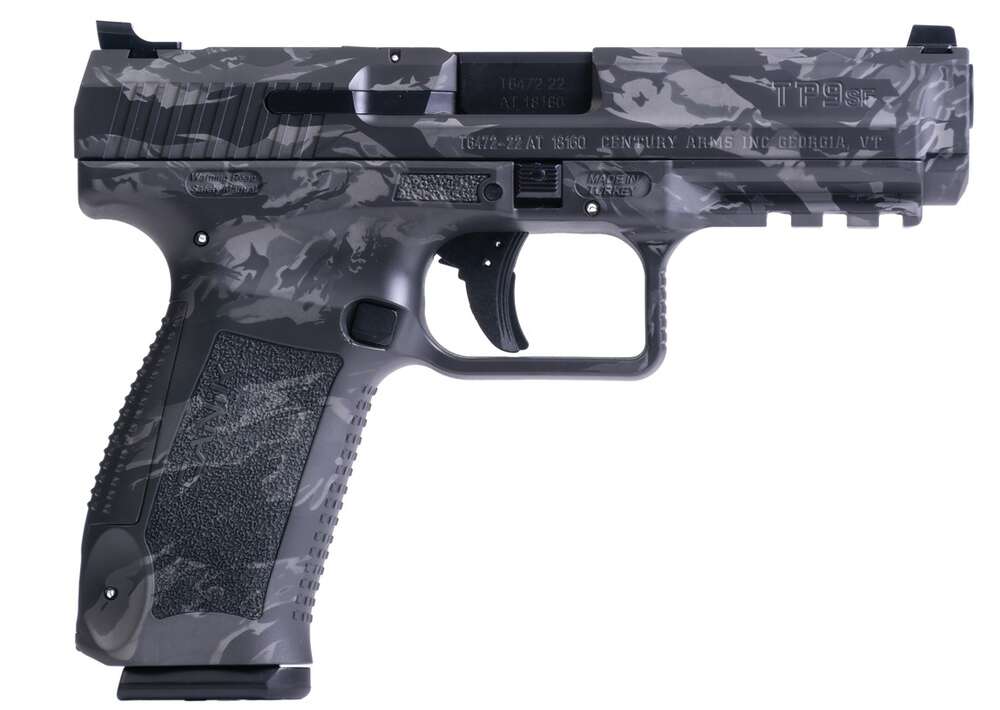 Handguns Century Arms 4.46" 9mm CIA HG4865TDG-N CANIK TP9SF 18R 9MM TIGER   GRY • Model: 4.46"